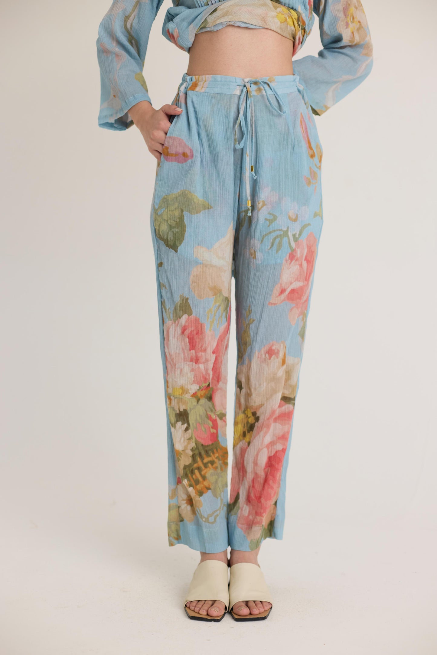 Taffy Pintucks Kurta Set