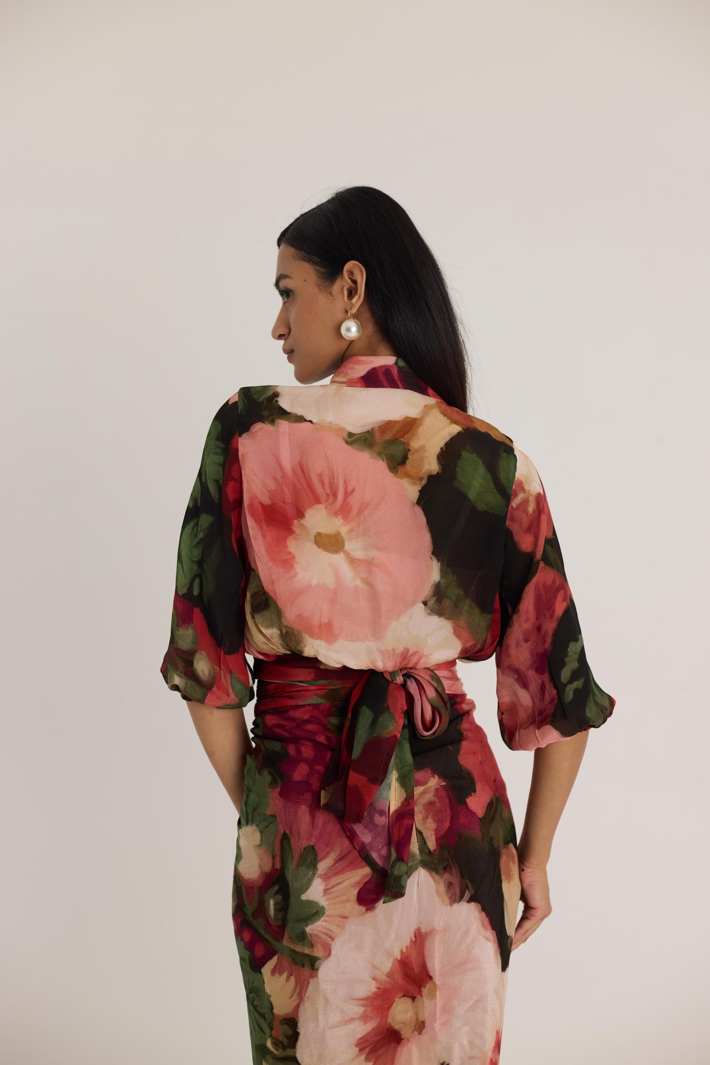 Scarlett Tie -up Top & Skirt Set