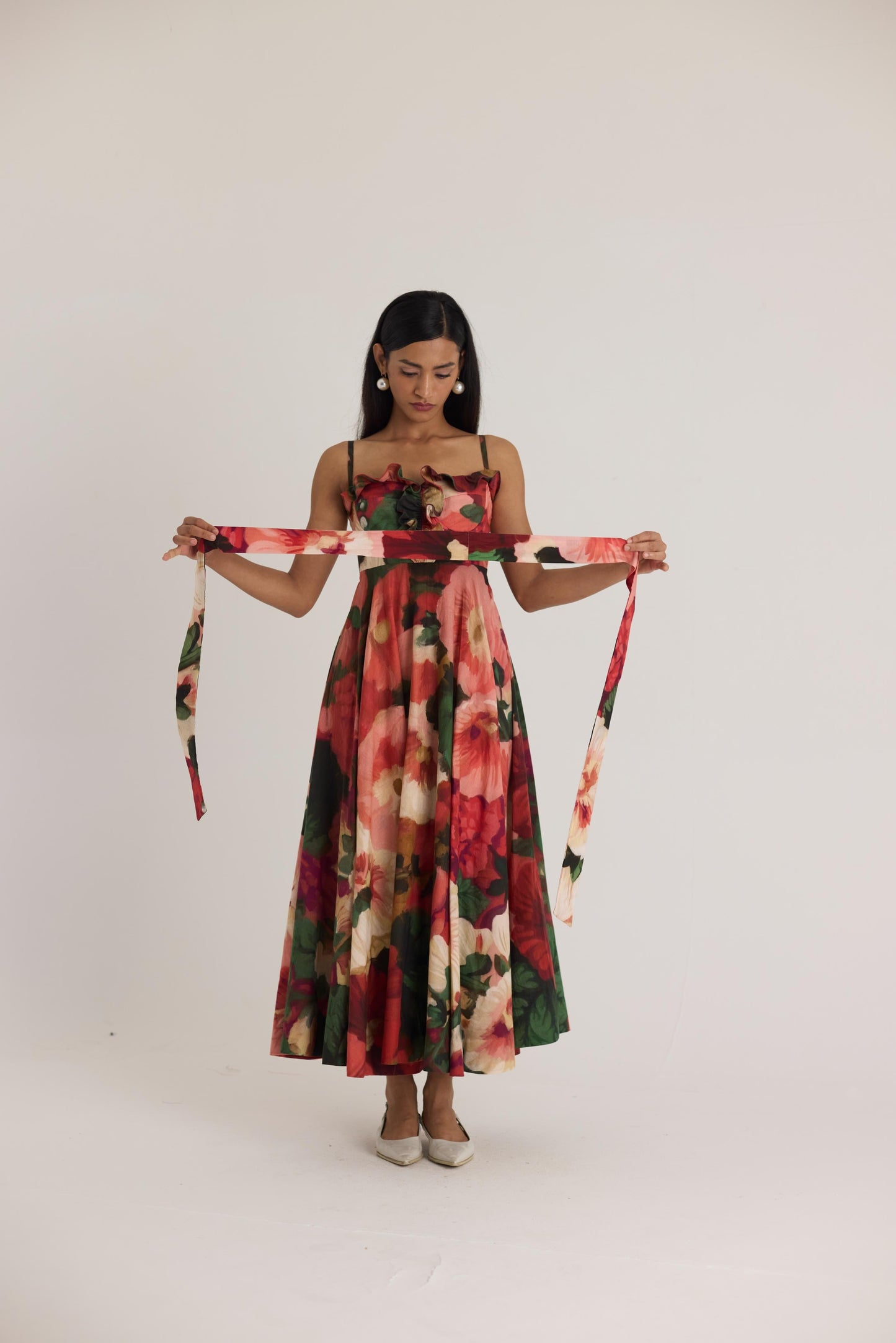 Scarlett Cotton Frill Dress