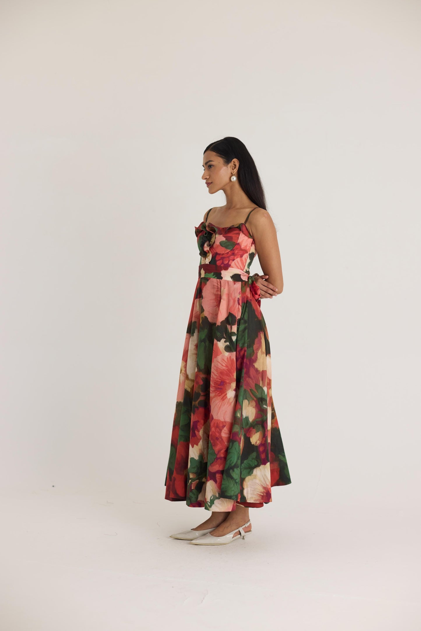 Scarlett Cotton Frill Dress