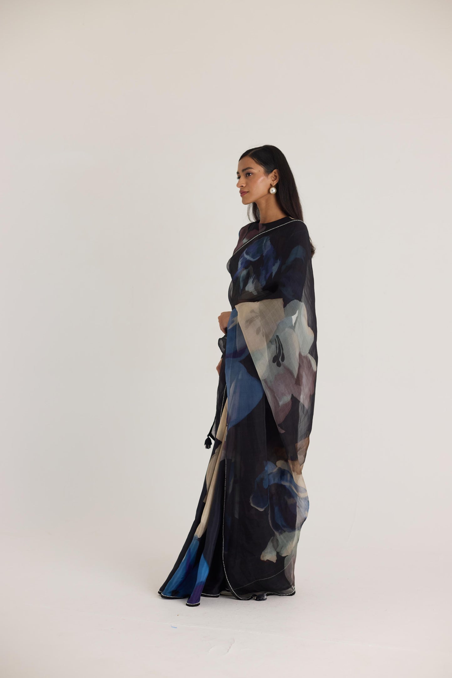 Rocco Half Silk & Half Organza Saree