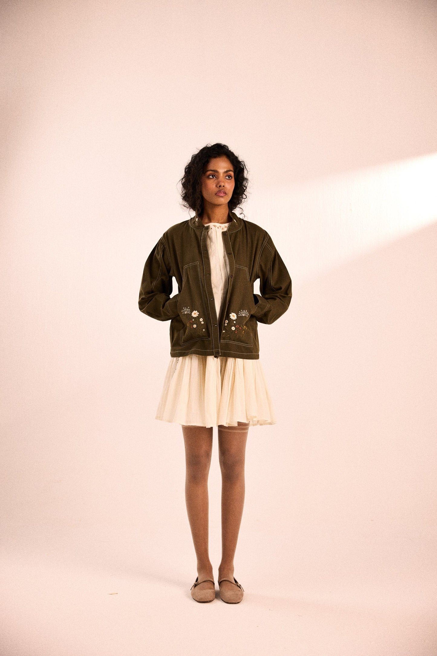 Sage Flora Jacket