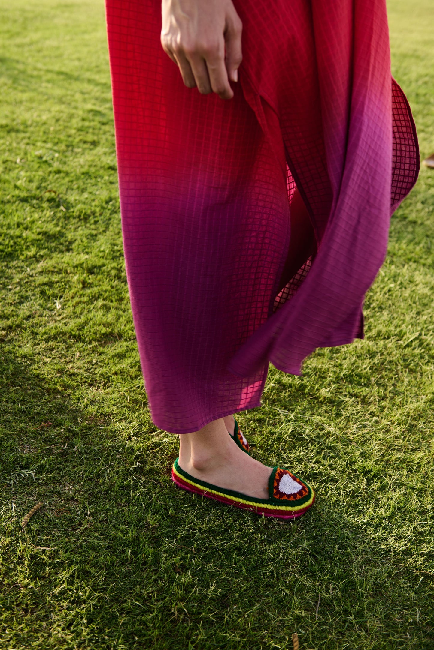 Angela Kaftan (Pink Red Purple Ombre)