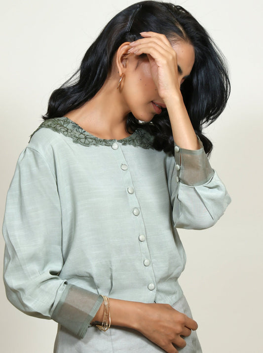 Tonal textures Blouse