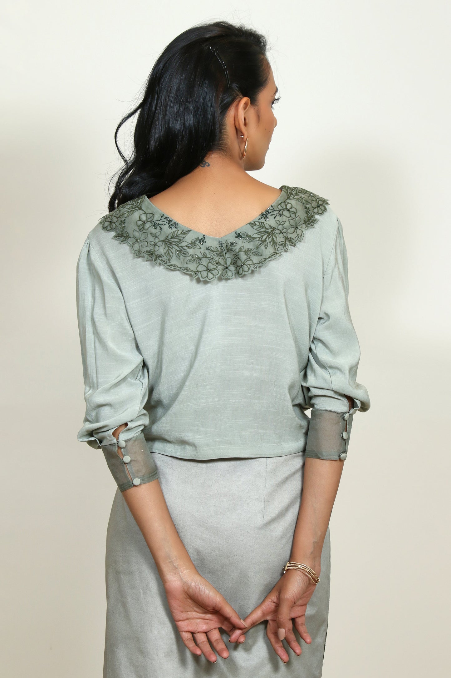 Tonal textures Blouse