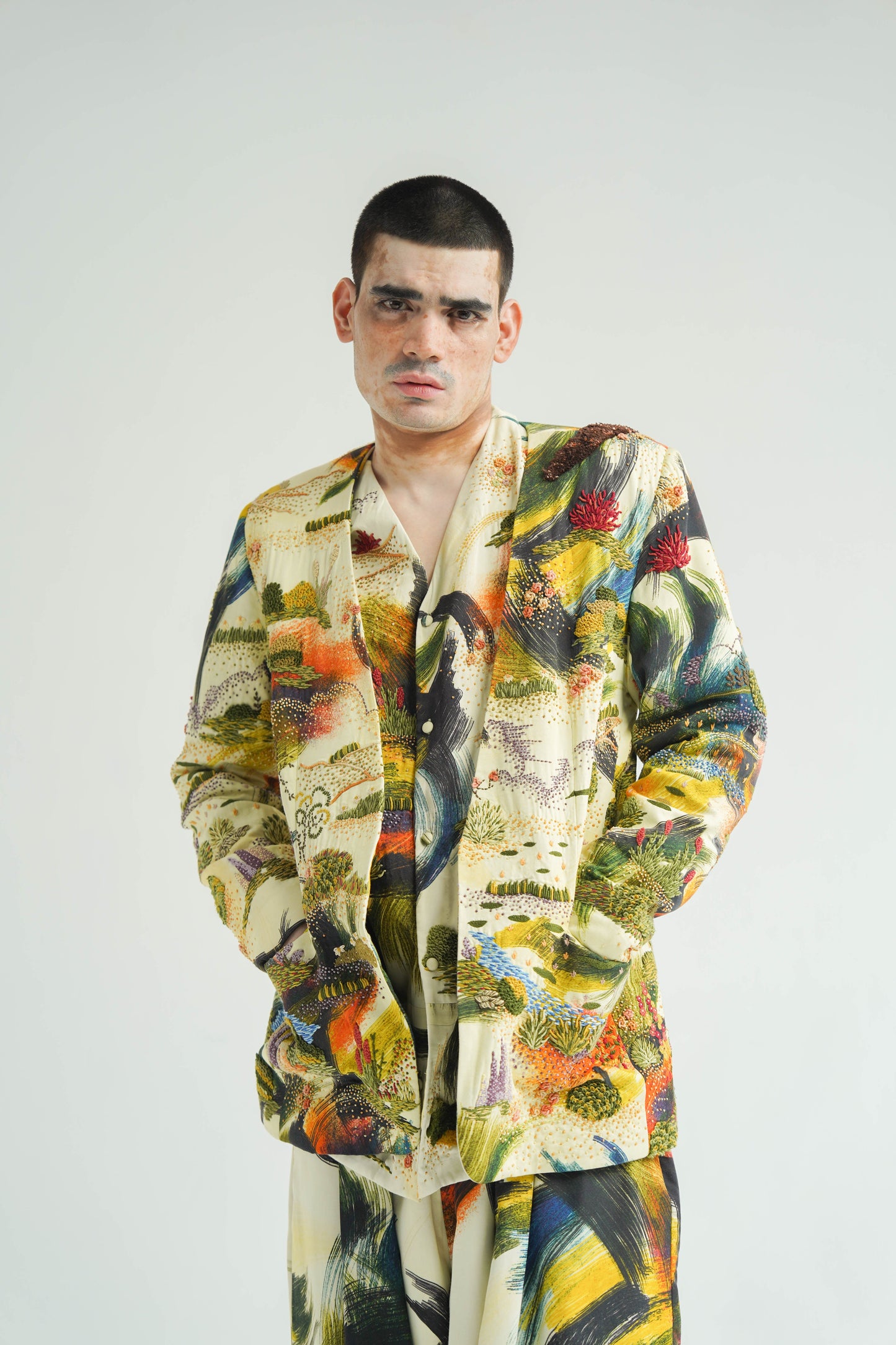 Dreamscape Mens Emb. Jacket