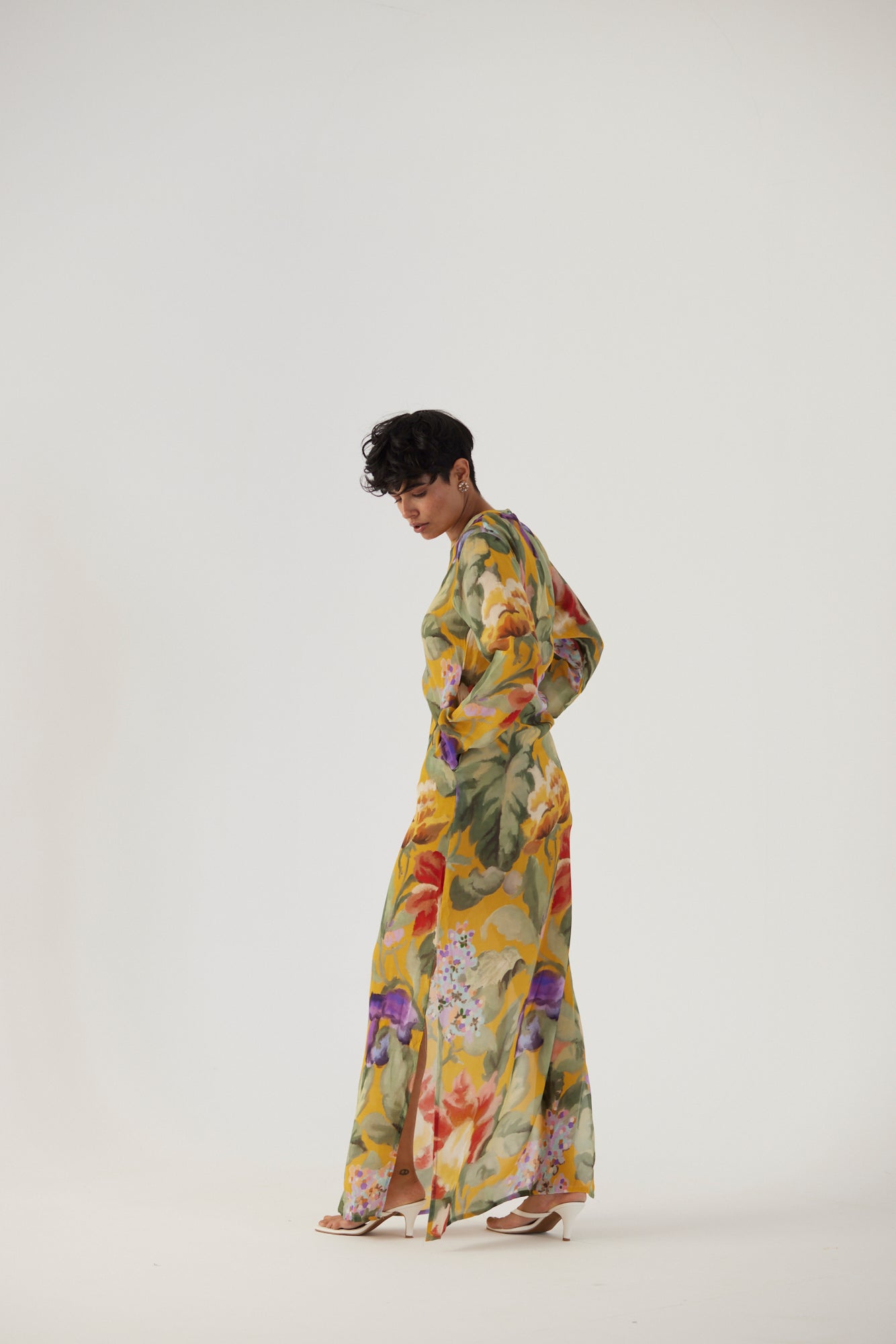 Allora Yellow Lei Lani Dress