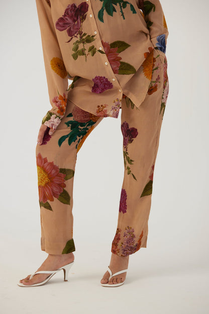 Vintage Garden Crepe Coord Set