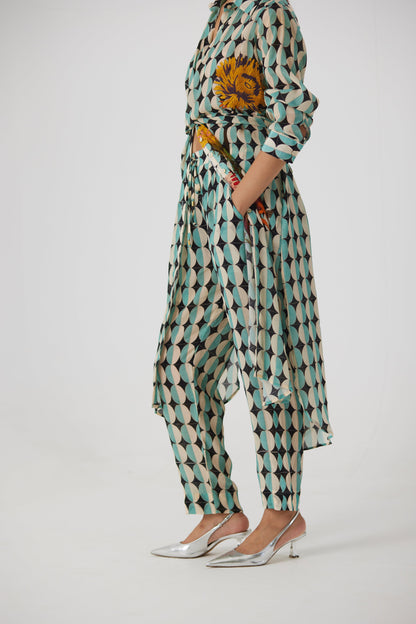 GIFU WRAP KURTA SET