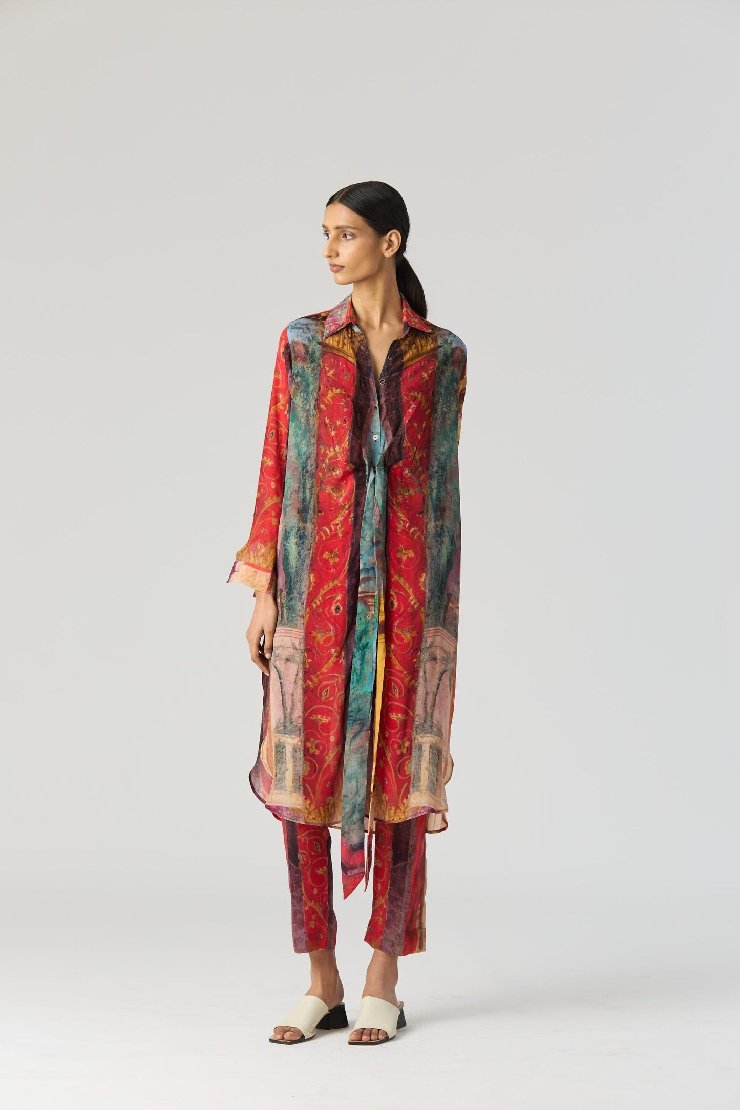 Villa Roma Wrap Kurta Set