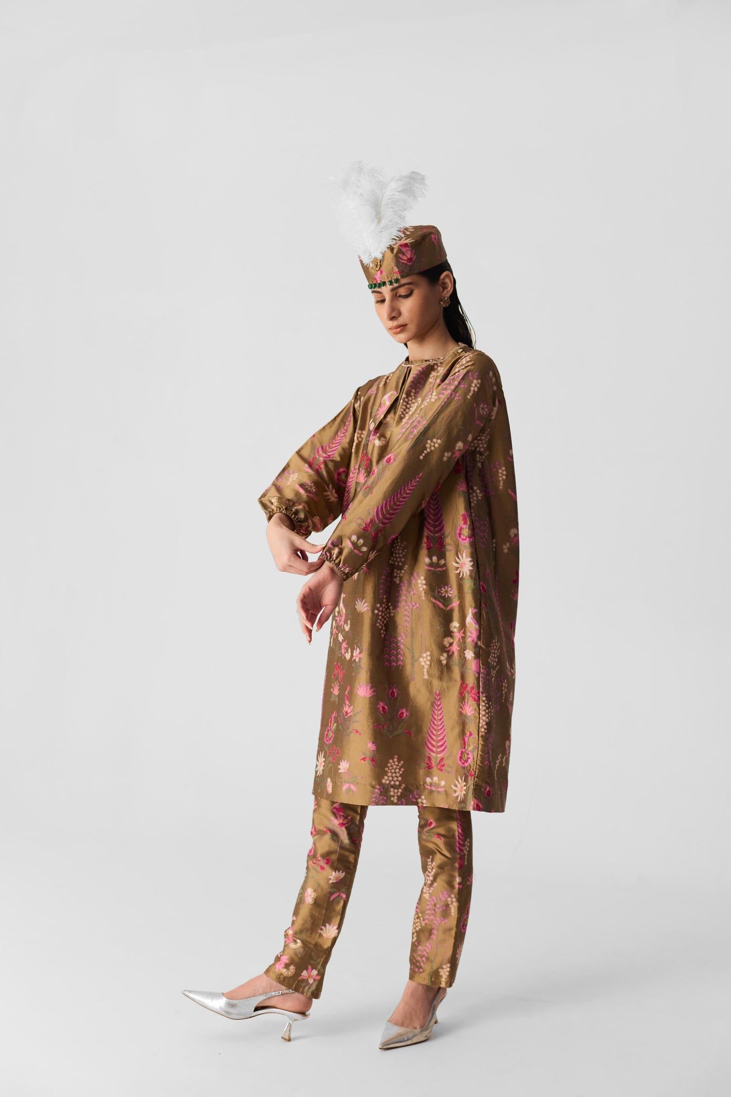 Bahar Pink Kurta Set