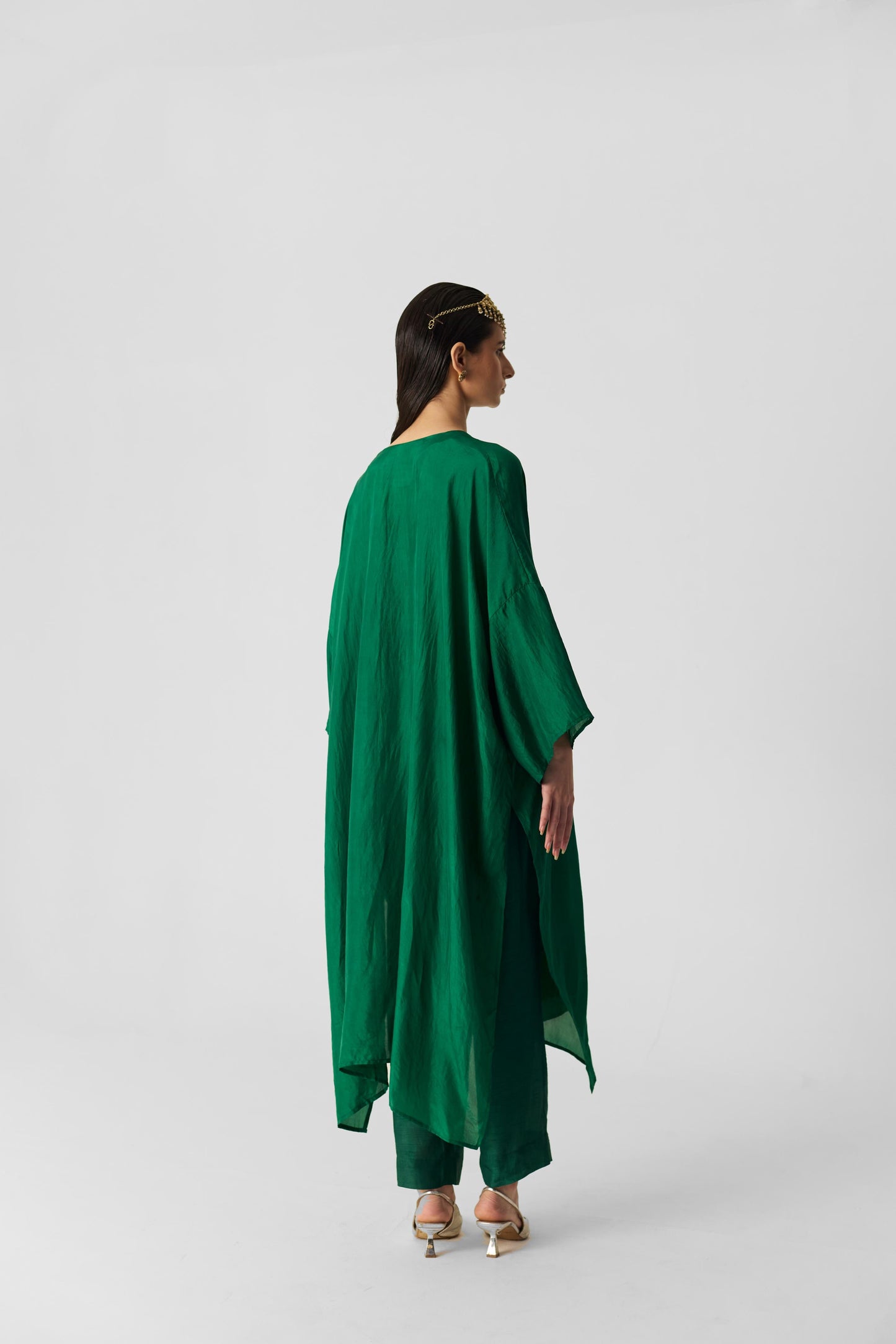 Royal Green Kaftan Set