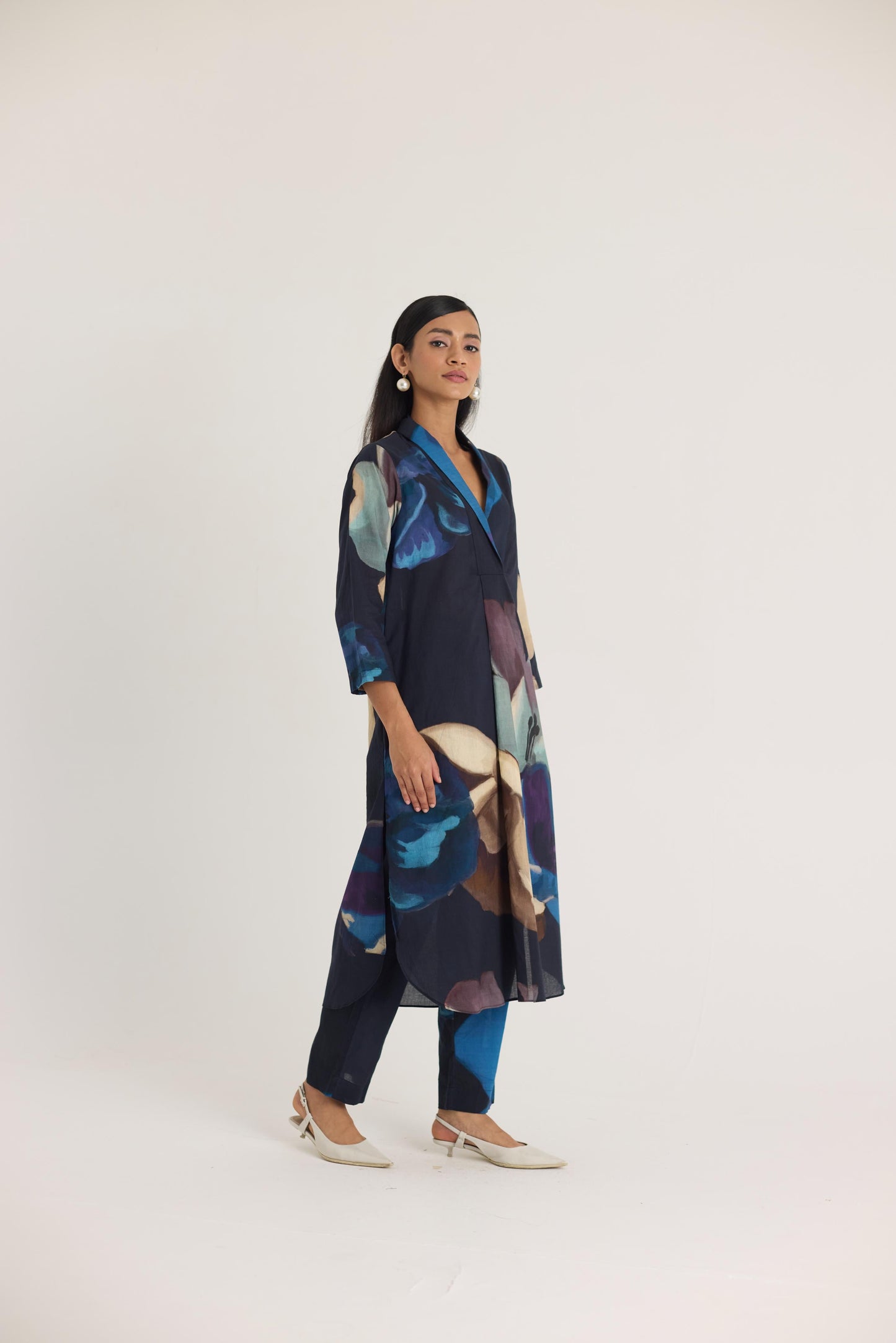 Rocco Shawl Collar Kurta Set