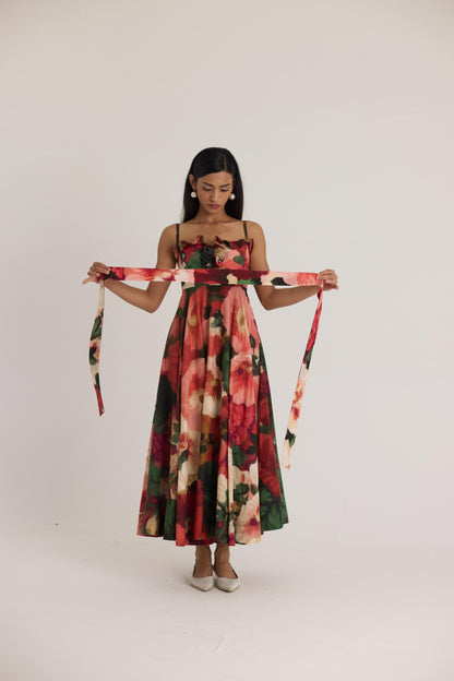 Scarlett  Cotton Frill Dress