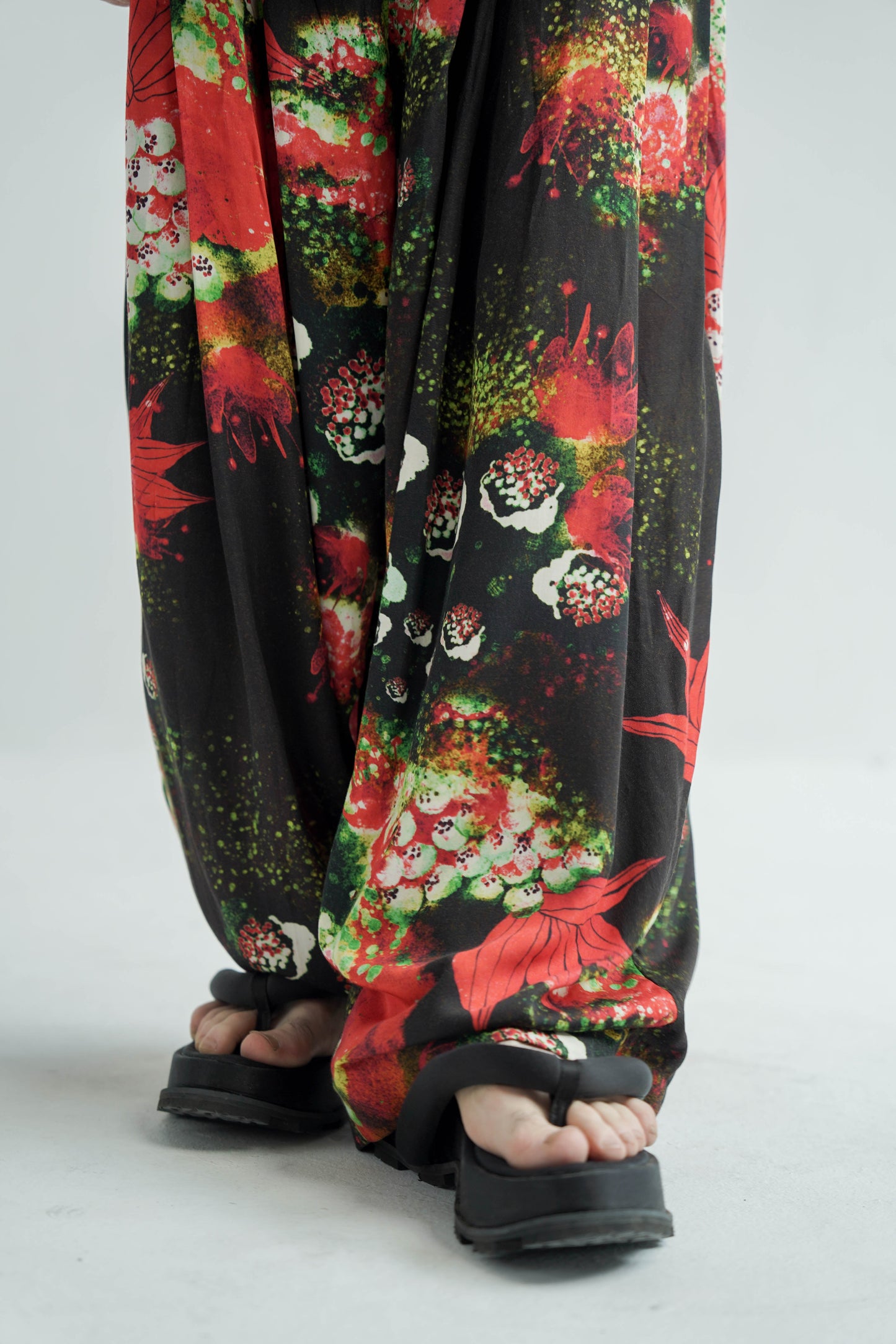 Red Florid Mens Co-ord