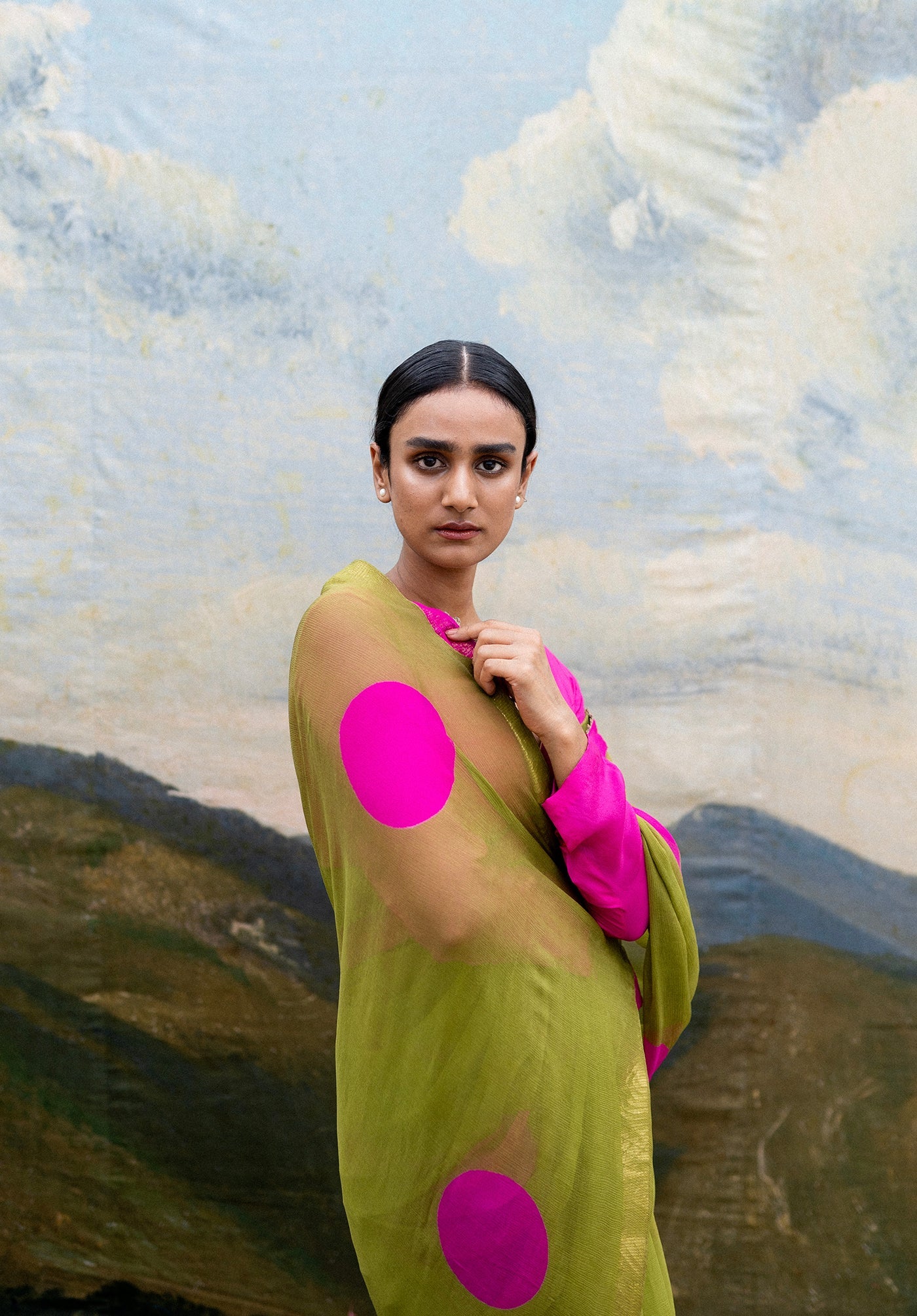 Limette Saree