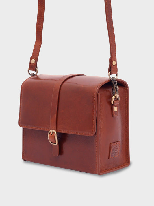 Piccolo Box Bag (Vintage Brown)