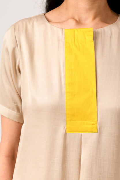 Ecru Yellow Blouse