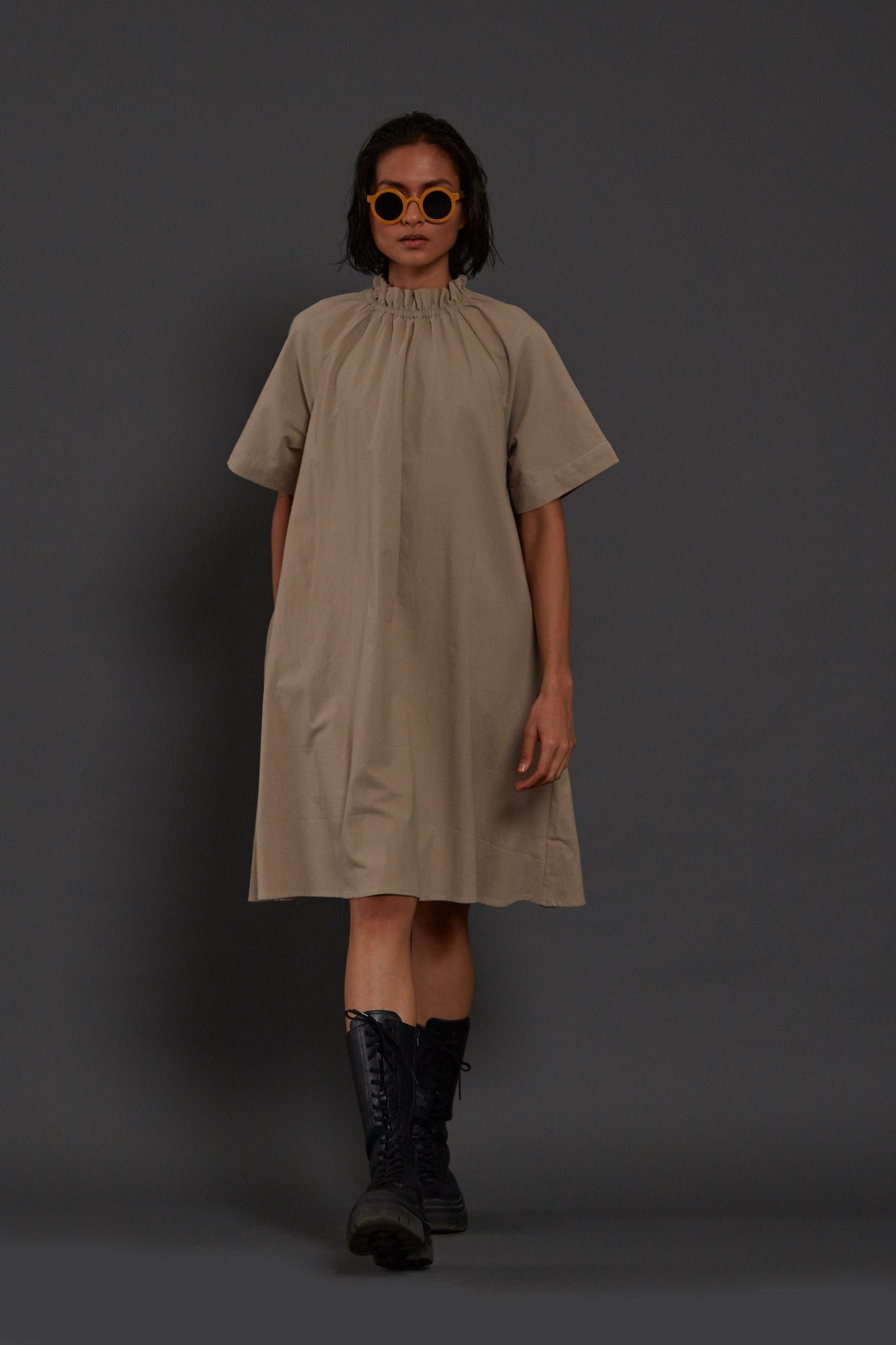 Beige Tora Dress