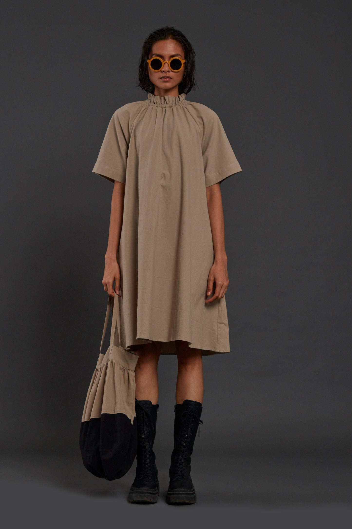 Beige Tora Dress