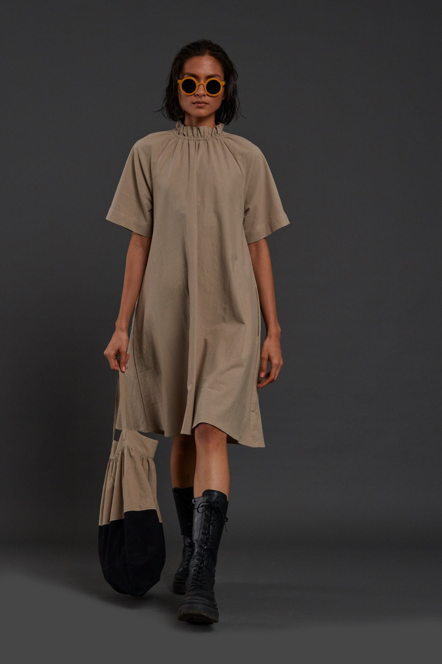 Beige Tora Dress