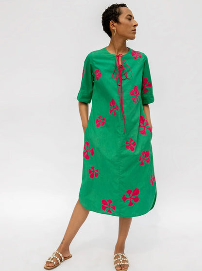 Mia Dress in Green