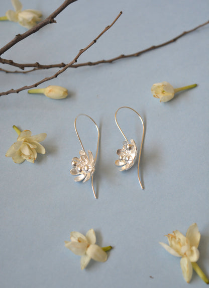 Phool Earrings - Silver