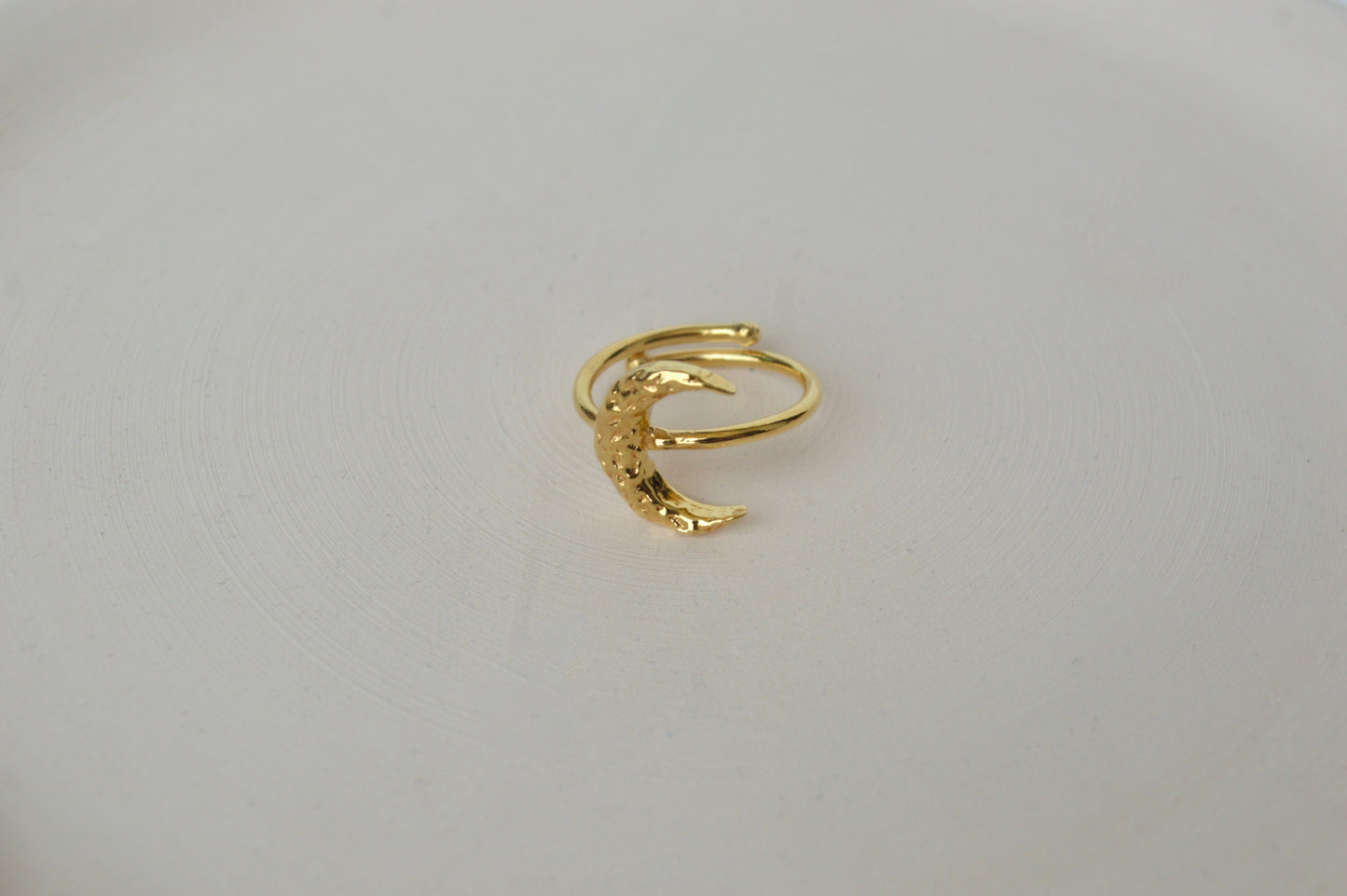 Crescent Moon Ring