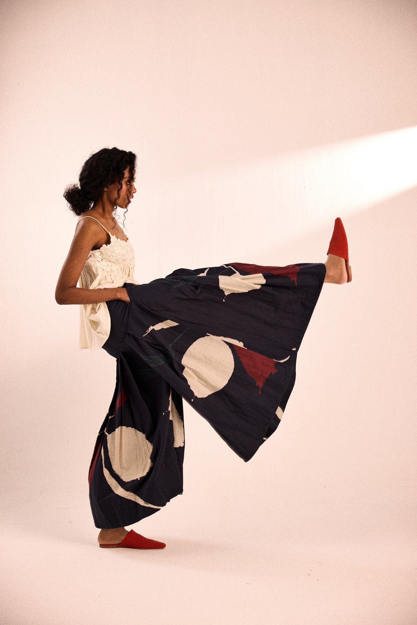 Aba Pleated Pants