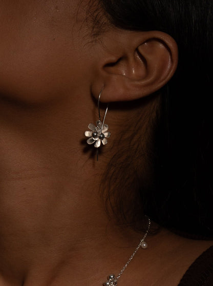 Phool Earrings - Silver