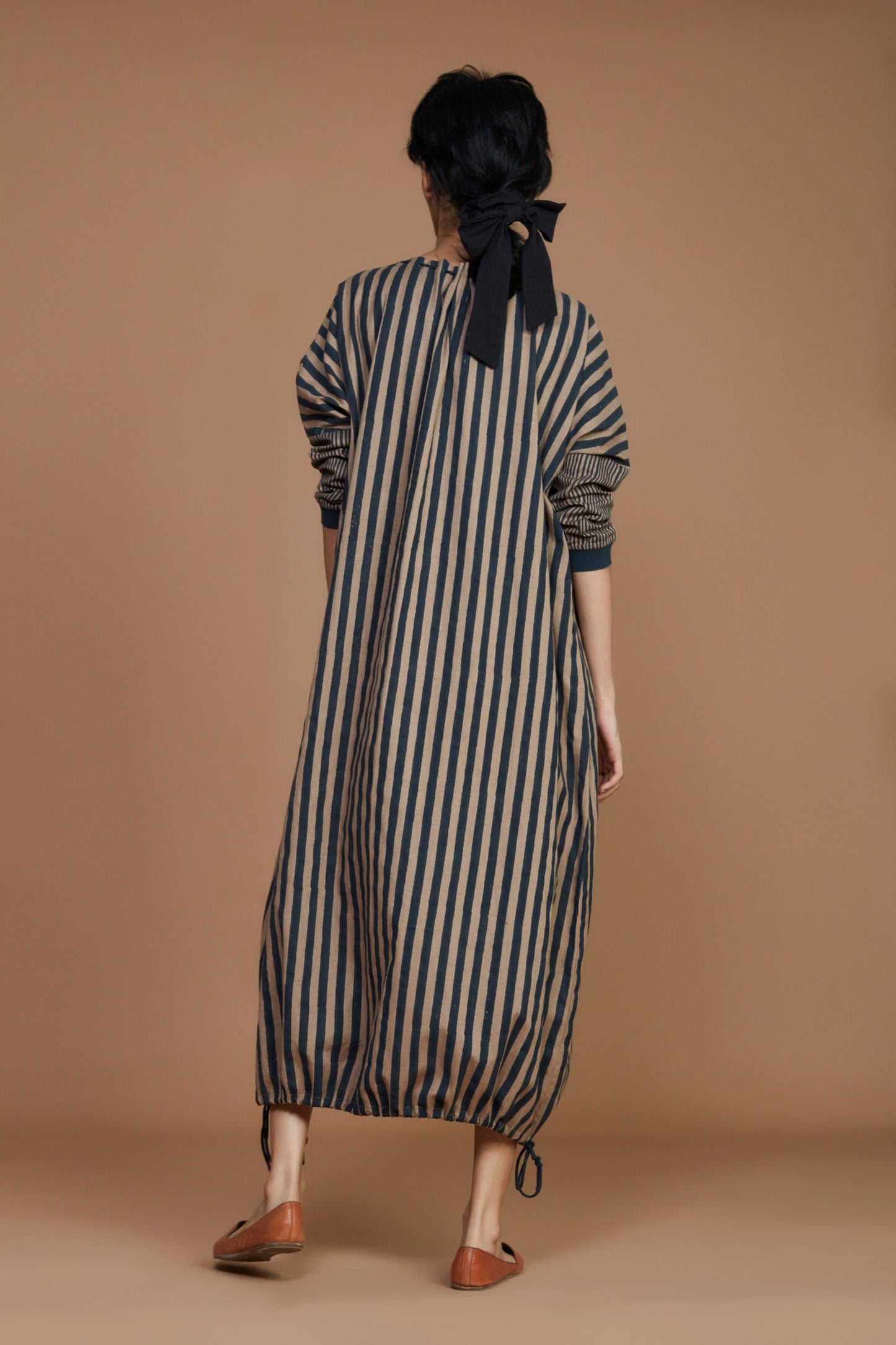 DS Brown Striped Dress