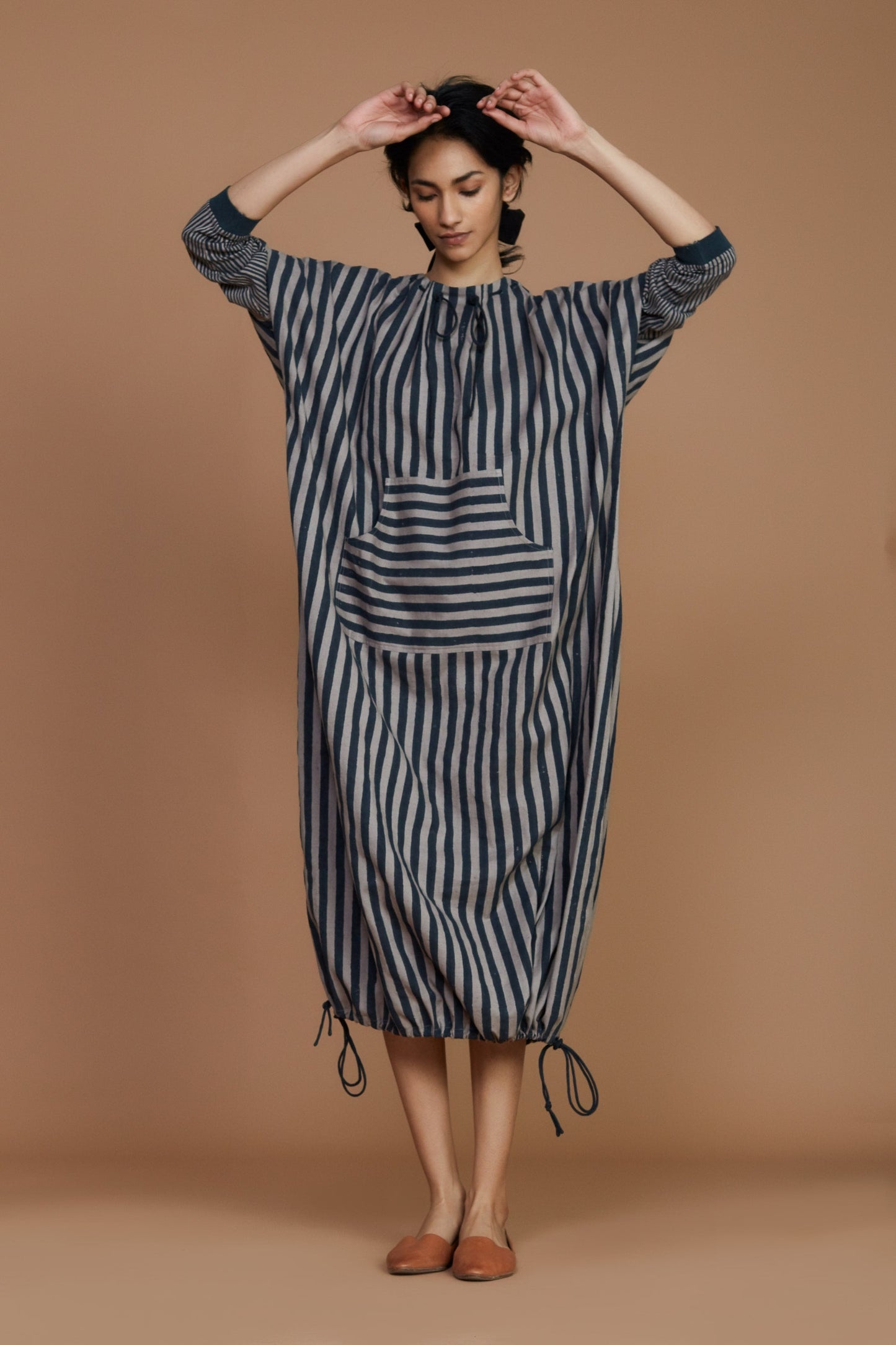 DS Grey Striped Dress