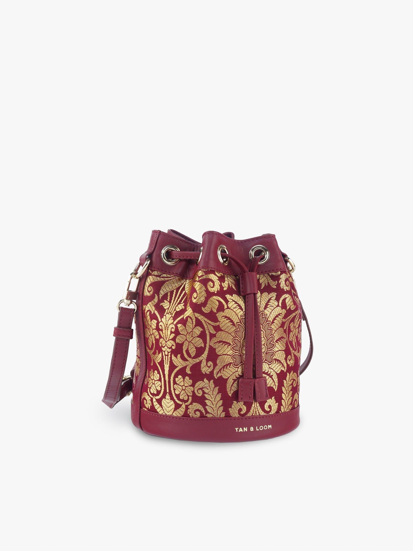 Bombay Bucket (Divine Maroon Brocade)