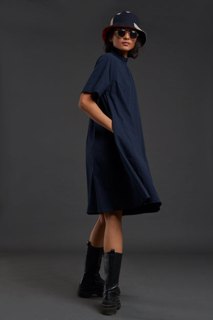 Navy Blue Tora Dress