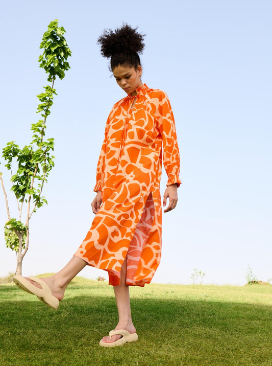 Daisy Dress (Deconstructed Orange)