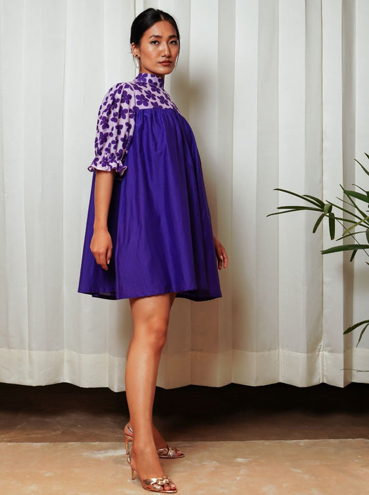 Purple Flower Dress