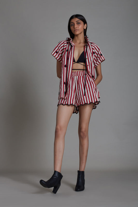 Stripe Tora Set-Red (3 PCS)