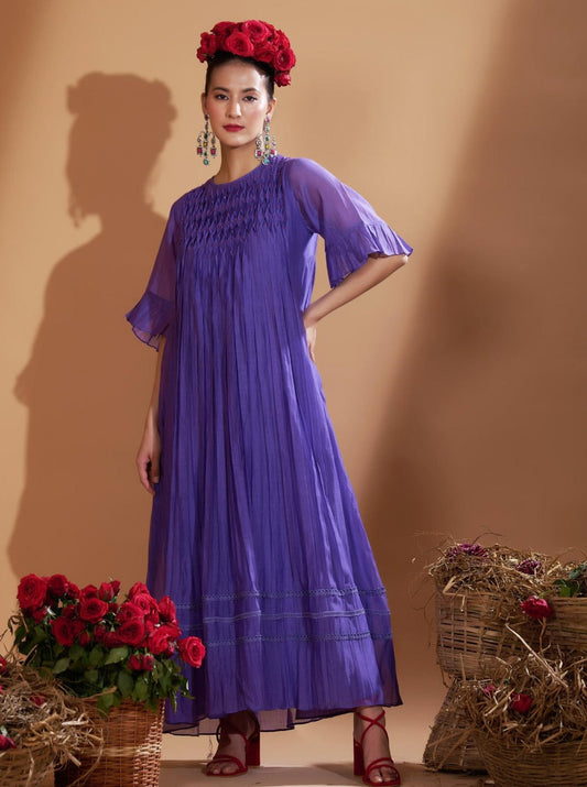 Amore Dress (Lilac Blue)