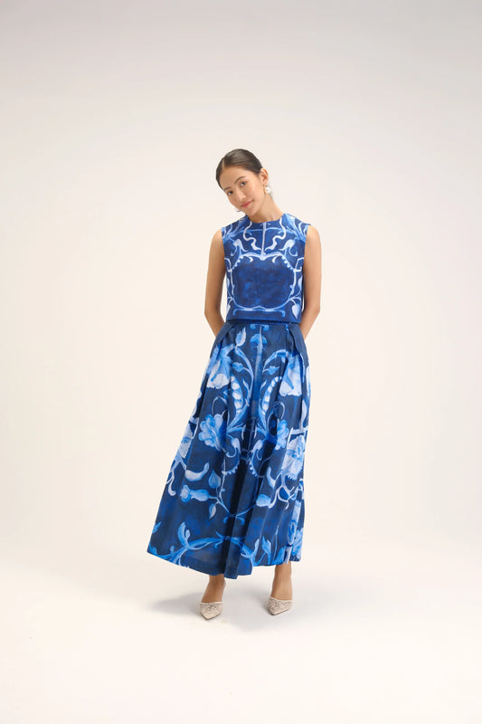 Bilberry Top & Skirt Set
