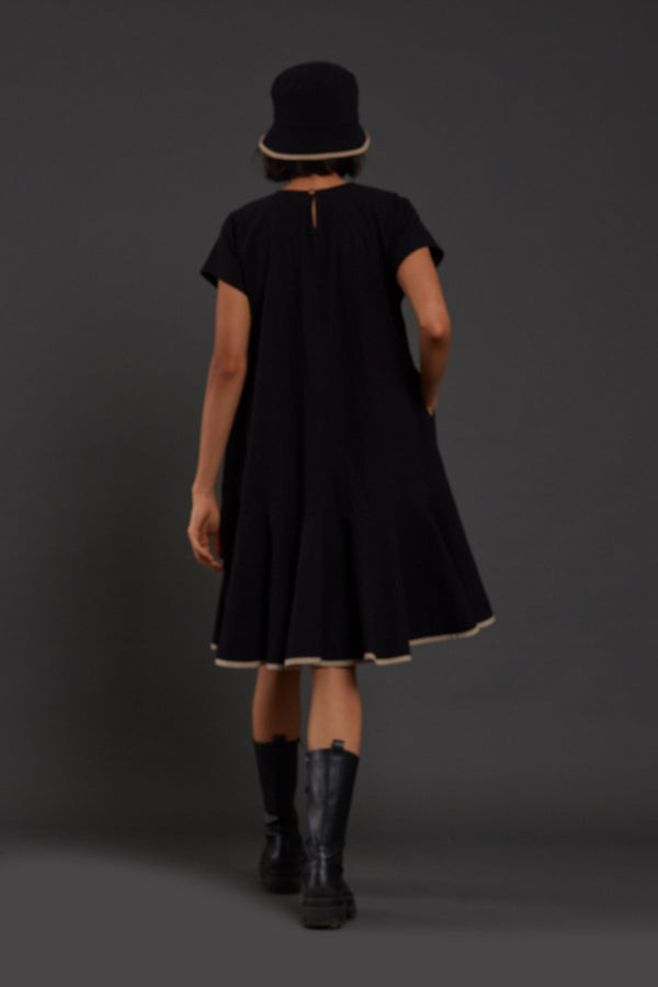 Black A-line Dress