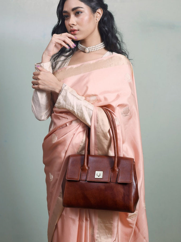 Maharani Handbag (Vintage Brown)