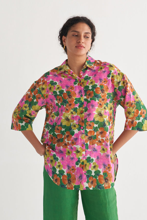 Multihued Gardenia Shirt